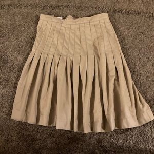 Three Lands End school uniform Khaki skirts.  Size ADULT Size 6.